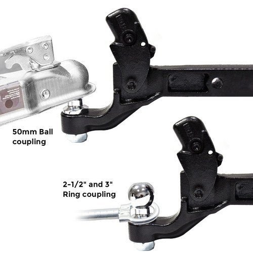 8 Ton Pintle Tow Hook Receiver Arm Hitch Towing Car Truck Heavy Duty Ball Combo V201-TON0008BL8AU