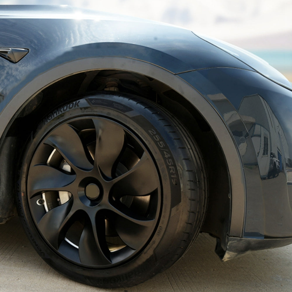 4PCS Wheel Cover Caps 19Inch ABS Black Rim Hubcap Hub Cap For Tesla Model Y V201-TSLY0019BL8AU
