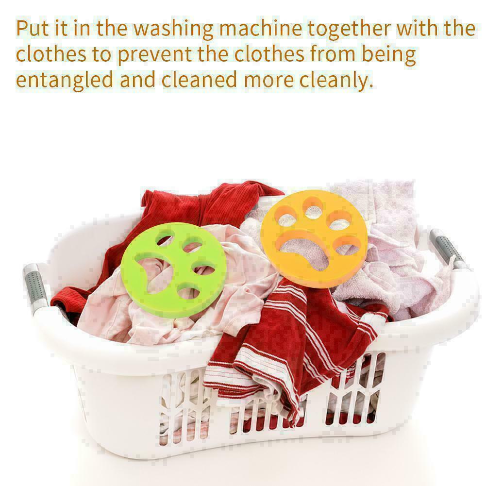 2 Pcs Pet Hair Remover Floating Fur Catcher Laundry Lint Dog CAT Washing Machine V201-W10739568