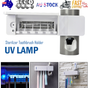 UV Lamp Sterilizer Toothbrush Holder Bathroom Automatic Toothpaste Health Clean V201-W10930499