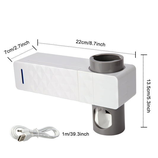 UV Lamp Sterilizer Toothbrush Holder Bathroom Automatic Toothpaste Health Clean V201-W10930499