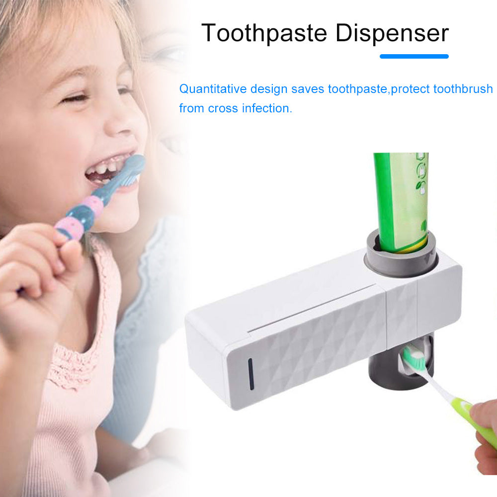 UV Lamp Sterilizer Toothbrush Holder Bathroom Automatic Toothpaste Health Clean V201-W10930499