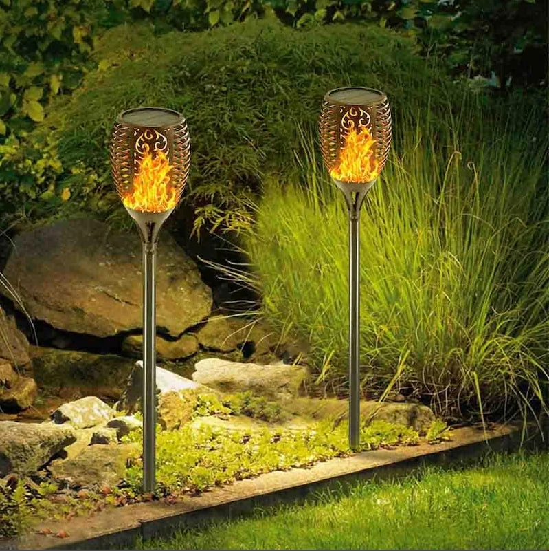 Solar Outdoor Lights Decorative Torch Light Garden Path Decoration LED Camping Ornaments V201-W11595766