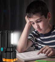 Most Powerful 1200lm LED Flashlight Super Bright Torch Lamp USB Rechargeable V201-W11598111