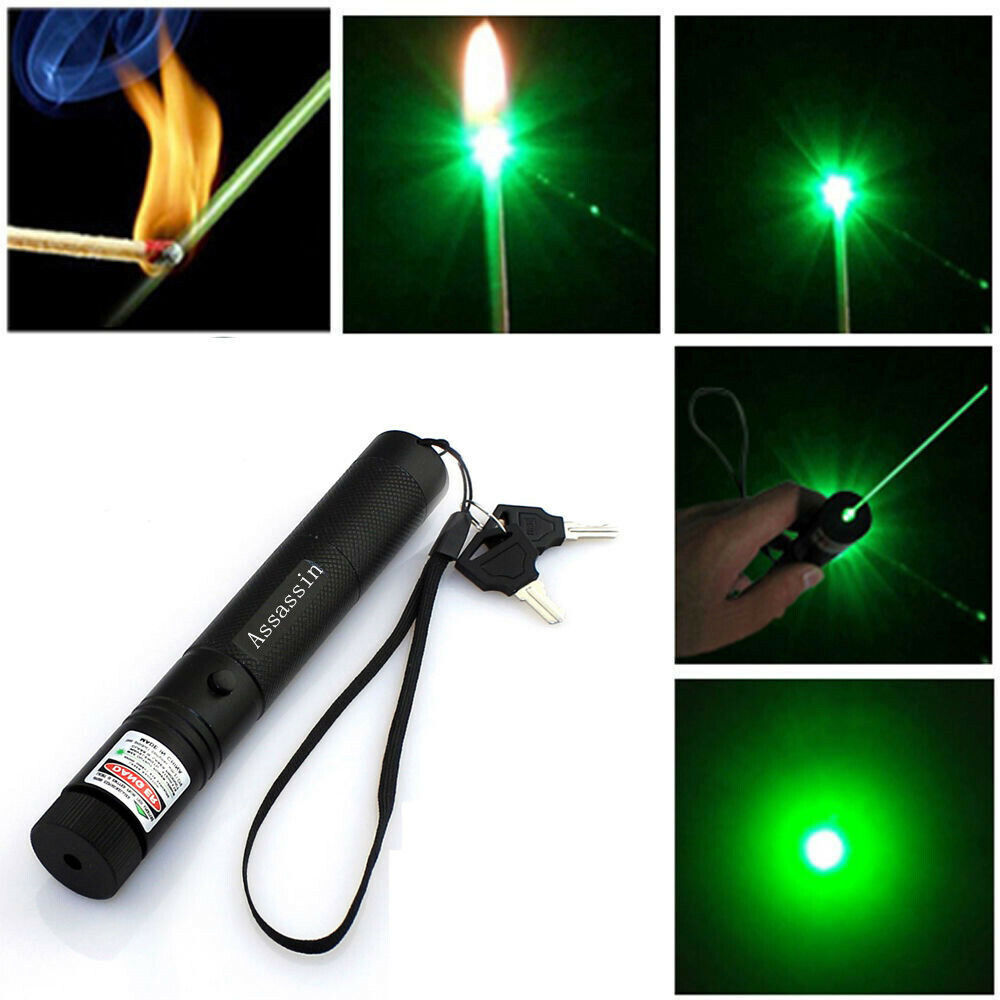 990Miles Rechargeable Green Laser Pointer Pen Light Astronomy Visible Beam Lazer V201-W11598171
