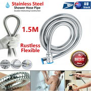 5 FT Handheld Shower Head Hose 1.5m Bathroom Stainless Steel Shower Water Tube V201-W11598241