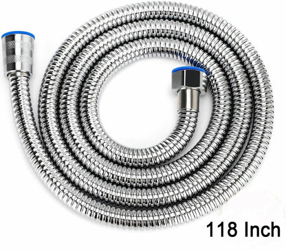 3m Shower Head Hose Stainless Steel Bathroom Flexible Tube Replacement Pipe AU V201-W11598243