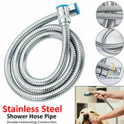3m Shower Head Hose Stainless Steel Bathroom Flexible Tube Replacement Pipe AU V201-W11598243