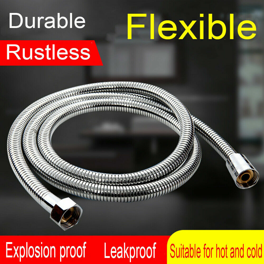 3m Shower Head Hose Stainless Steel Bathroom Flexible Tube Replacement Pipe AU V201-W11598243