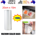 1ROLL 20CM Vacuum Sealer Bags Rolls Vaccum Food Saver Storage Seal 15M V201-W11820281