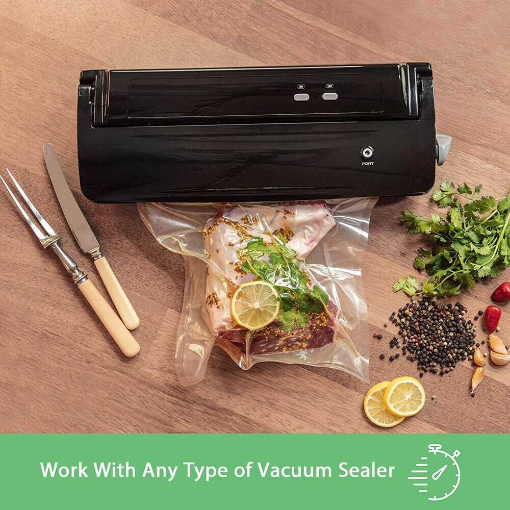 2ROLLS 20CM Vacuum Sealer Bags Rolls Vaccum Food Saver Storage Seal 6M V201-W11820285
