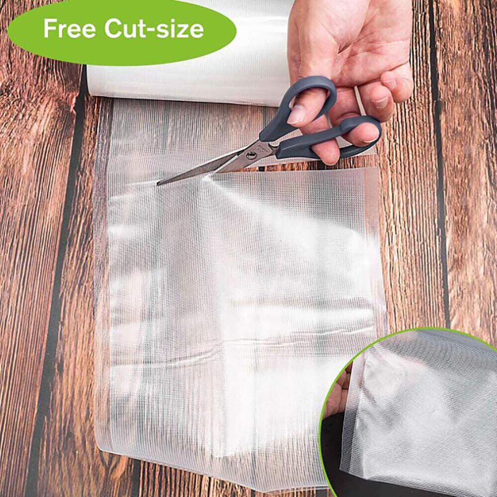2ROLLS 20CM Vacuum Sealer Bags Rolls Vaccum Food Saver Storage Seal 6M V201-W11820285