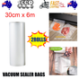 2ROLLS 30CM Vacuum Sealer Bags Rolls Vaccum Food Saver Storage Seal 6M V201-W11820303