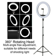 120cm 10"LED Ring Light Dimmable Lighting Kit Phone+Selfie Tripod Makeup Live Lamp V201-W11877745