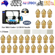 3D Printer 0.4mm Nozzle Throat & 0.4mm Extruder Brass Nozzle Printer Head Set V201-W11877755