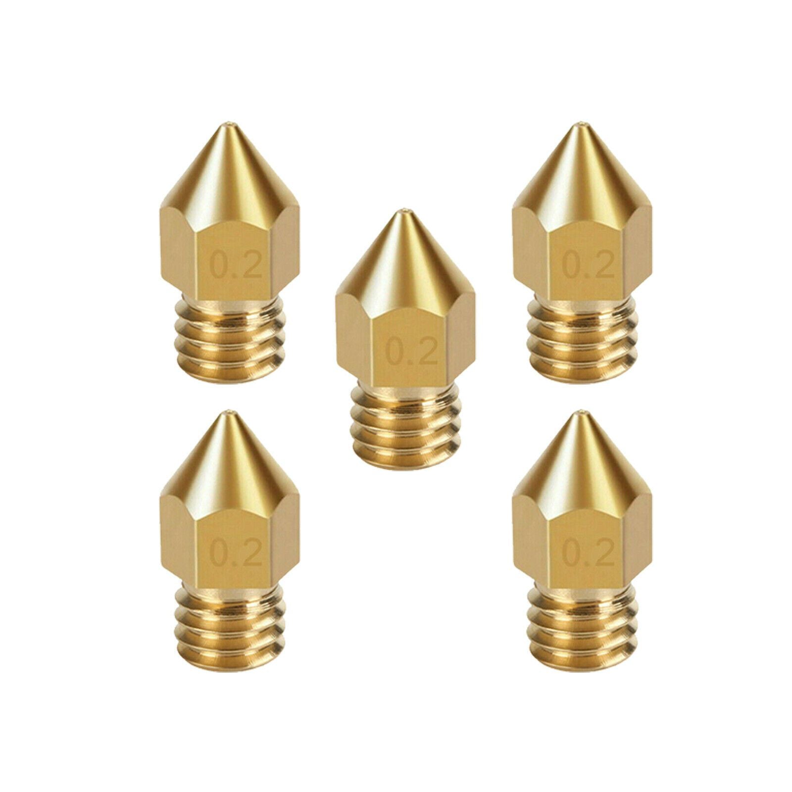 3D Printer 0.4mm Nozzle Throat & 0.4mm Extruder Brass Nozzle Printer Head Set V201-W11877755