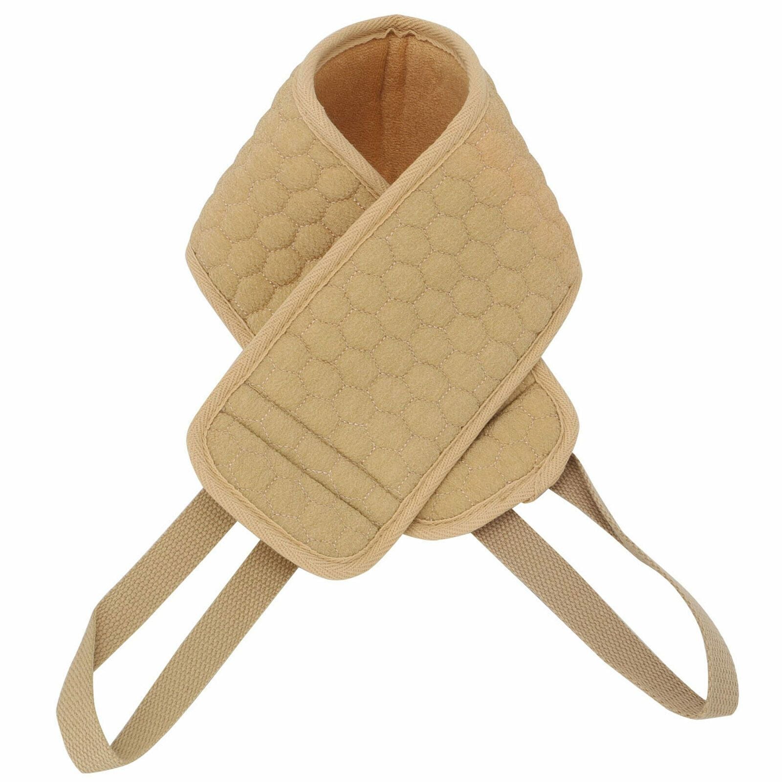 Exfoliating Back Scrubber Bath Shower Strap Loofah Spa Skin Body Sponge Brush AU V201-W11877784