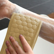 Exfoliating Back Scrubber Bath Shower Strap Loofah Spa Skin Body Sponge Brush AU V201-W11877784