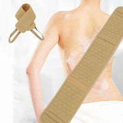 Exfoliating Back Scrubber Bath Shower Strap Loofah Spa Skin Body Sponge Brush AU V201-W11877784
