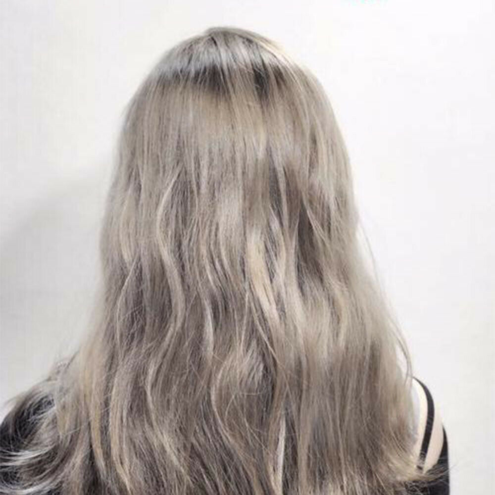 The new Brown Gold Blonde Long Wavy Wig Synthetic Curly Hair Cosplay Fashion V201-W11877791