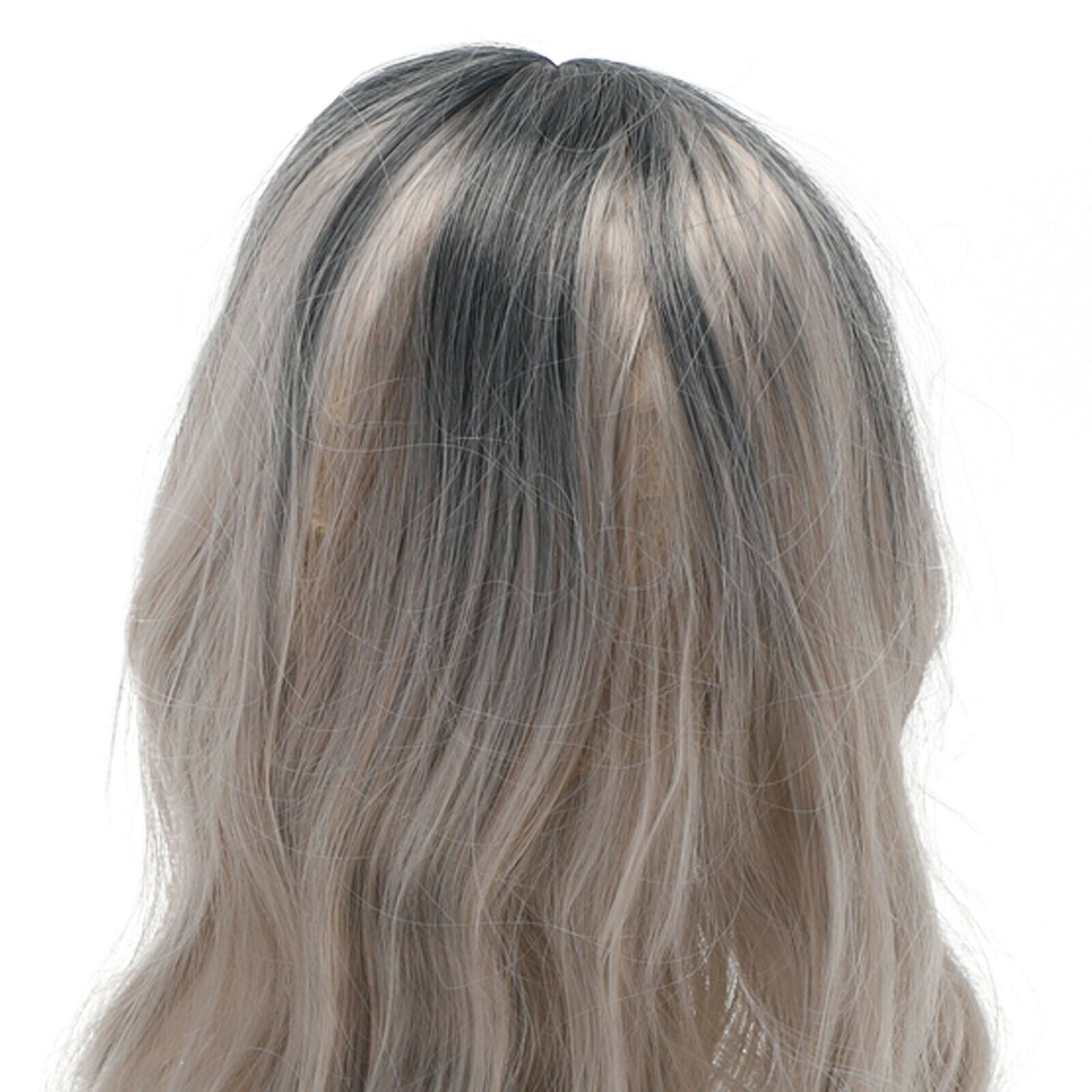 The new Brown Gold Blonde Long Wavy Wig Synthetic Curly Hair Cosplay Fashion V201-W11877791