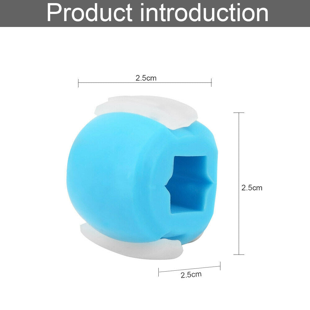 Facial exerciser exercise ballneck toner3-stage mandibular exerciser jaw trainer Blue V201-W11877793