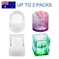 Silicone Mold Resin Epoxy Crystal Crafts Making Brush Pot Pen Holder Mould DIY V201-W11877806