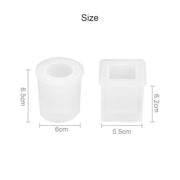 Silicone Mold Resin Epoxy Crystal Crafts Making Brush Pot Pen Holder Mould DIY V201-W11877806