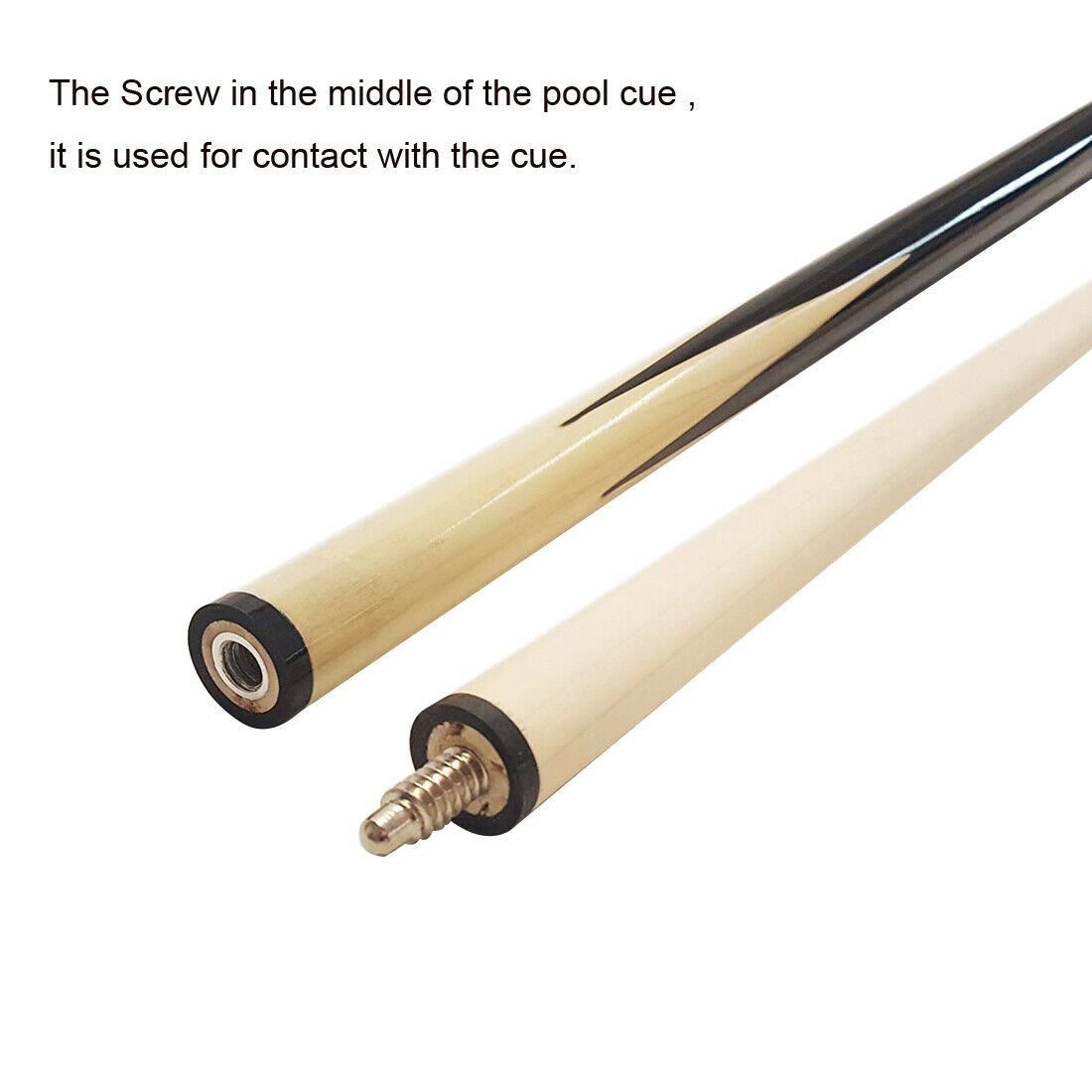 Pool Snooker Billiard Cues Sticks 57" Case & Chalk V201-W11915561
