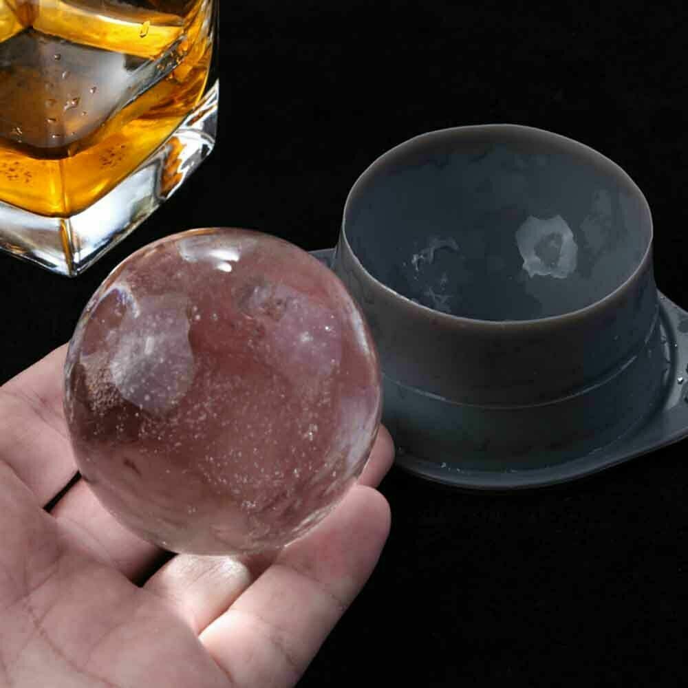 2pcs blue Silicone Ice Ball Mold Sphere Cube Maker Mould Jelly Whiskey Cocktail V201-W12063024