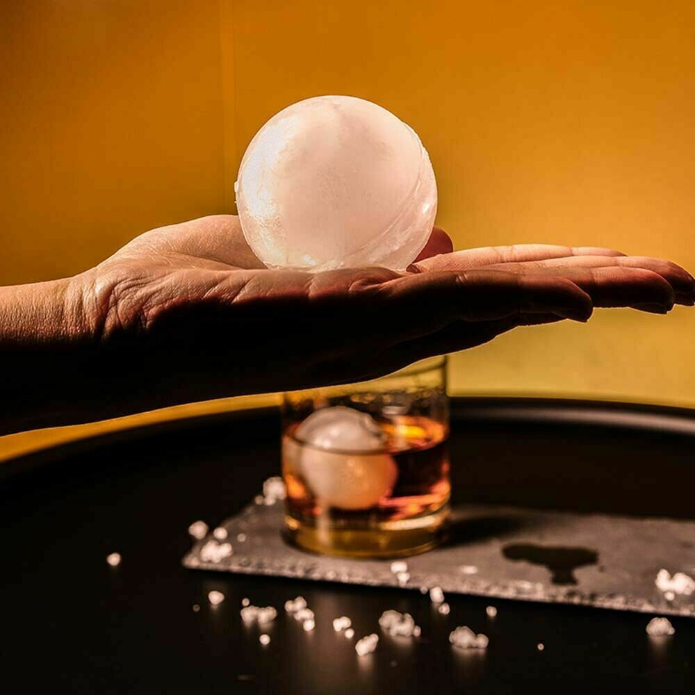 2pcs blue Silicone Ice Ball Mold Sphere Cube Maker Mould Jelly Whiskey Cocktail V201-W12063024