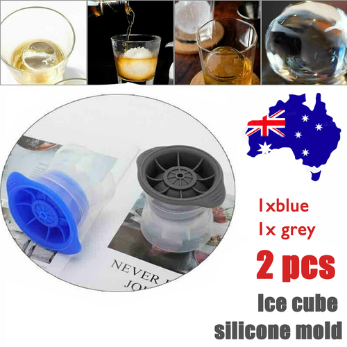 2pcs Silicone Ice Ball Mold Sphere Cube Maker Mould Jelly Whiskey Cocktail V201-W12063026