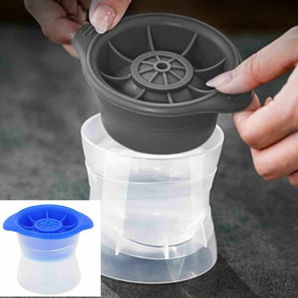 2pcs Silicone Ice Ball Mold Sphere Cube Maker Mould Jelly Whiskey Cocktail V201-W12063026