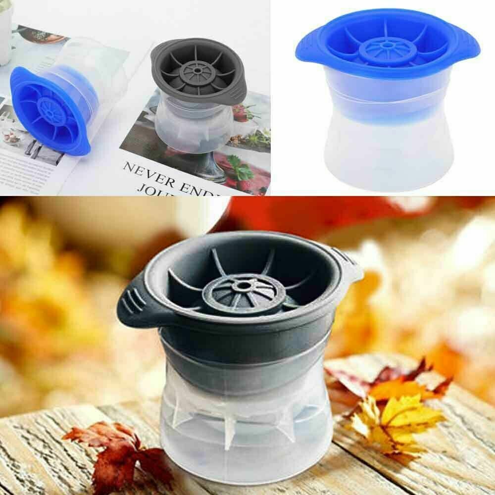 2pcs Silicone Ice Ball Mold Sphere Cube Maker Mould Jelly Whiskey Cocktail V201-W12063026