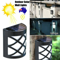 Outdoor Solar Wall Lights Door Garden Step Bright 6 LED Fence Light Path Lamp AU V201-W12063042