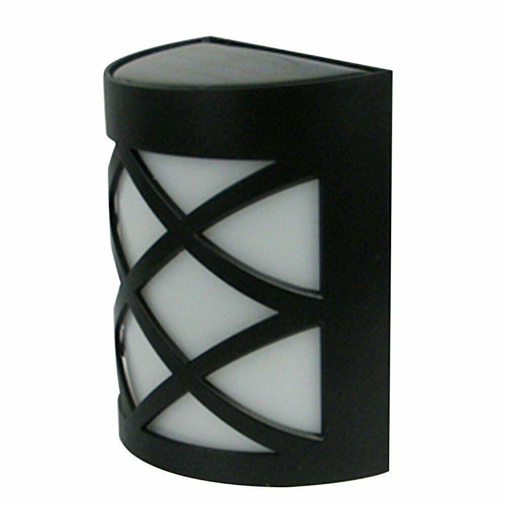 Outdoor Solar Wall Lights Door Garden Step Bright 6 LED Fence Light Path Lamp AU V201-W12063042