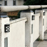 Outdoor Solar Wall Lights Door Garden Step Bright 6 LED Fence Light Path Lamp AU V201-W12063042