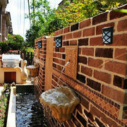 Outdoor Solar Wall Lights Door Garden Step Bright 6 LED Fence Light Path Lamp AU V201-W12063042