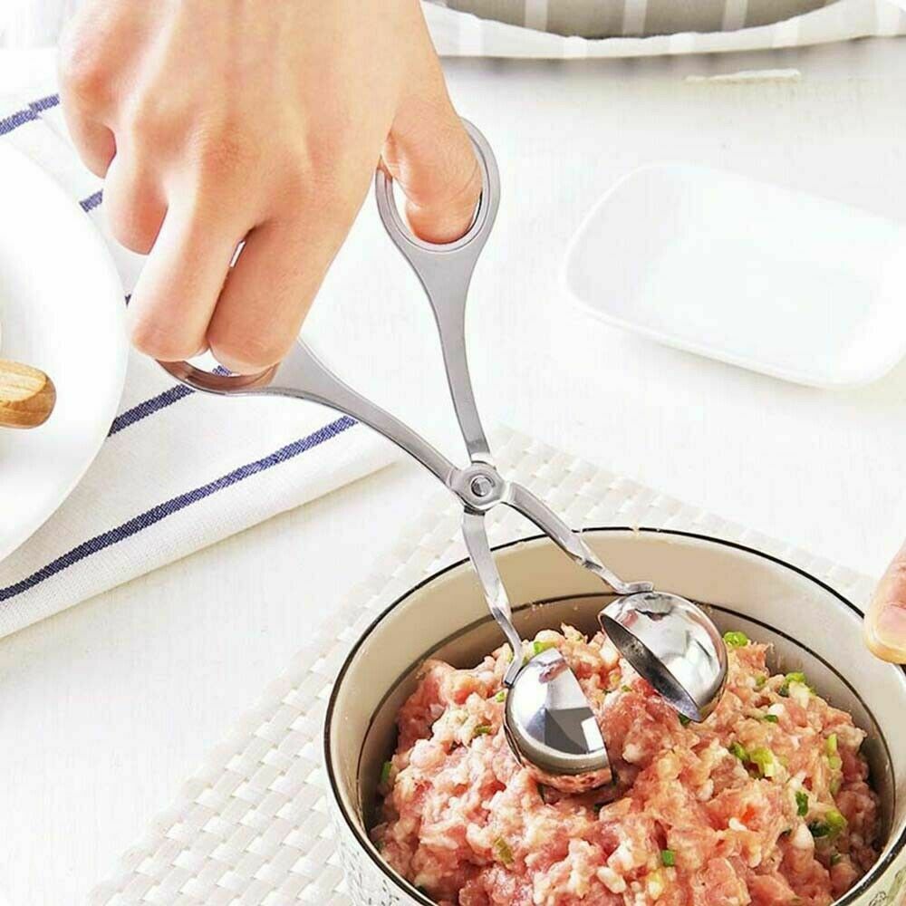 L Meatball Maker Spoon Kitchen Stick Utensil Baller Meat Stainless Steel AU V201-W12063048