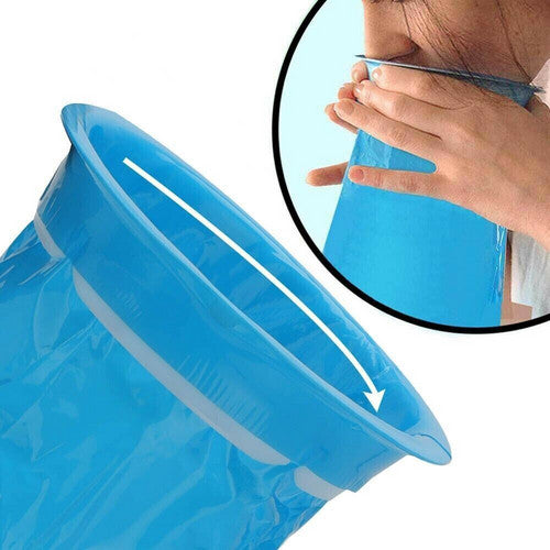 50 Sick Bags Vomit Bags Emesis Calibrated 1 Litre Infection Control Secure Tie V201-W12080412