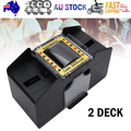 Automatic Card Shuffler Poker Cards Shuffling Machine Casino Playing Game 2 DECK V201-W12080466