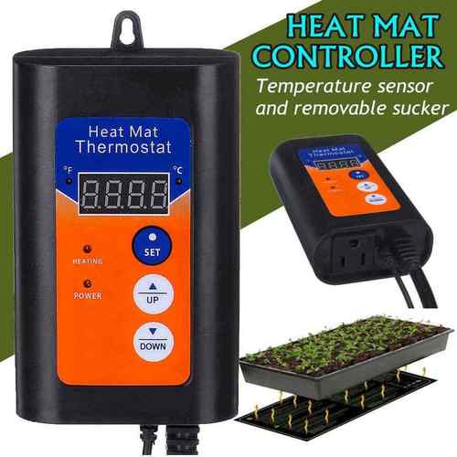 Thermostat Controller Seedling Heat Mat Heating Pad Plant Seed Start AU PLUG V201-W12080958