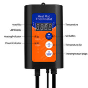Thermostat Controller Seedling Heat Mat Heating Pad Plant Seed Start AU PLUG V201-W12080958