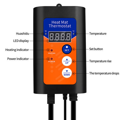 Thermostat Controller Seedling Heat Mat Heating Pad Plant Seed Start AU PLUG V201-W12080958