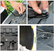 731pcs Car Trim Body Clips Kit Rivet Retainer Auto Panel Bumper Plastic Fastener V201-W12108837