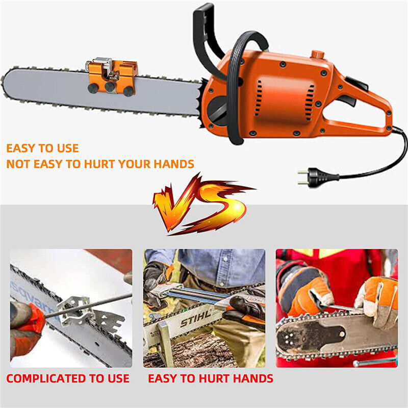 Easy Portable Chainsaw Sharpener Jigs Sharpening Tool Chain Saws Electric Saws V201-W12320184