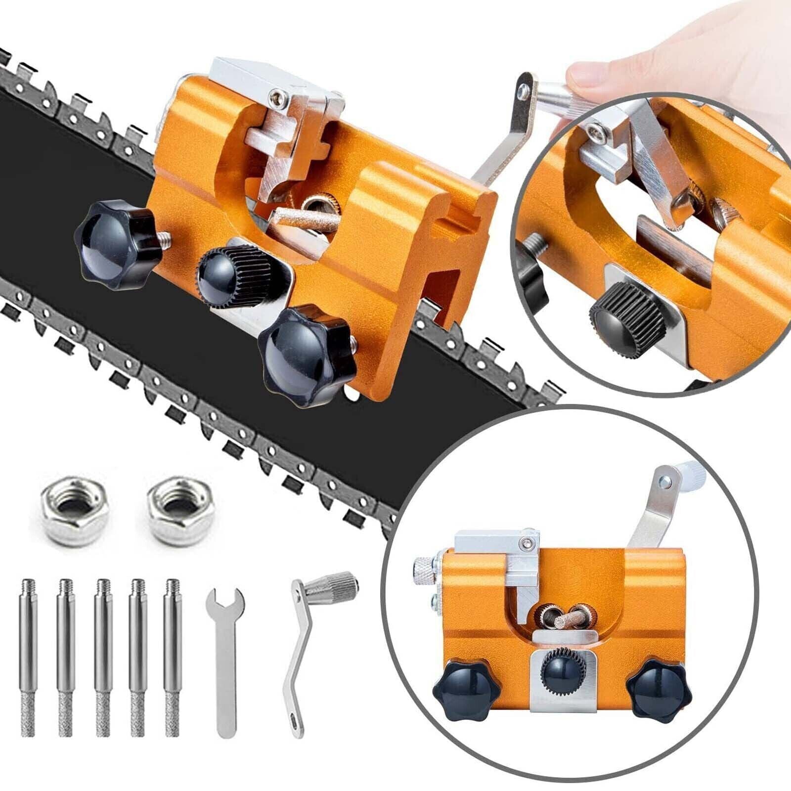 Easy Portable Chainsaw Sharpener Jigs Sharpening Tool Chain Saws Electric Saws V201-W12320184