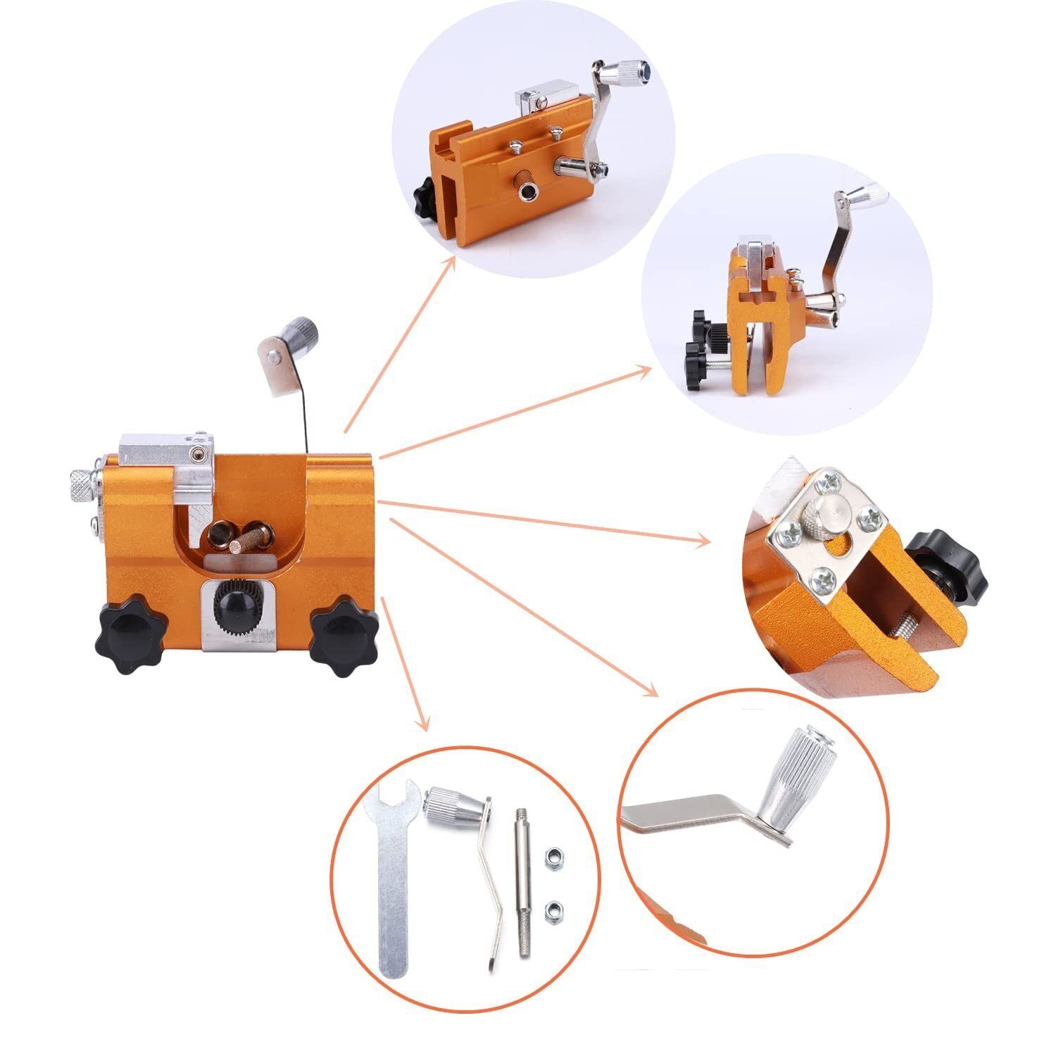 Easy Portable Chainsaw Sharpener Jigs Sharpening Tool Chain Saws Electric Saws V201-W12320184