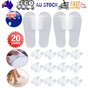 20Pairs Unisex White Disposable Slipper SPA Non-Slip Slippers Hotel Household V201-W12419465
