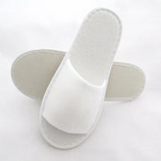 20Pairs Unisex White Disposable Slipper SPA Non-Slip Slippers Hotel Household V201-W12419465